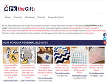 Tablet Screenshot of picthegift.com